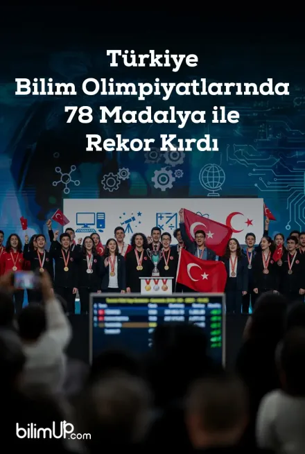 Türkiye Bilim Olimpiyatlarında 78 Madalya ile Rekor Kırdı