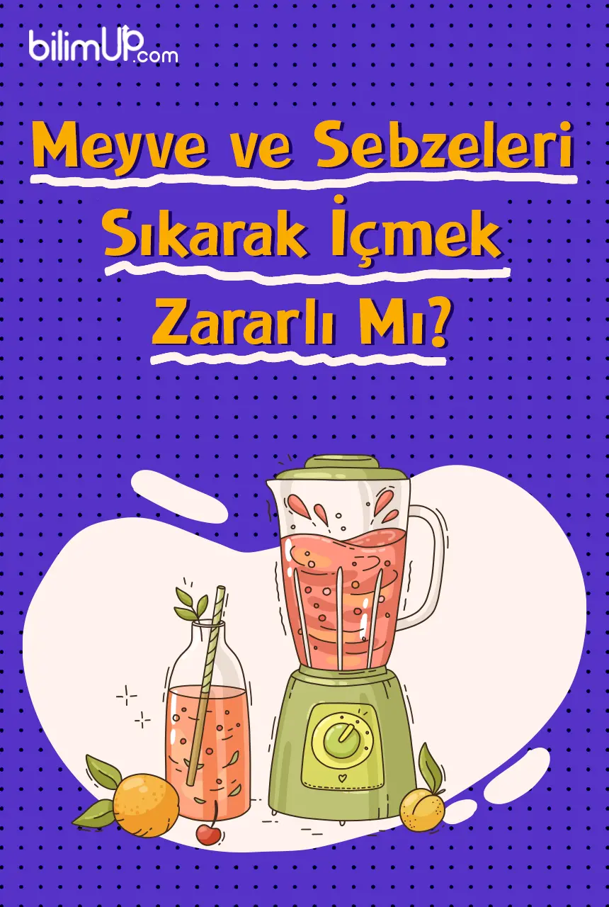 Meyve ve Sebzeleri Sıkarak İçmek Zararlı Mı?