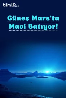 Güneş Mars'ta Mavi Batıyor