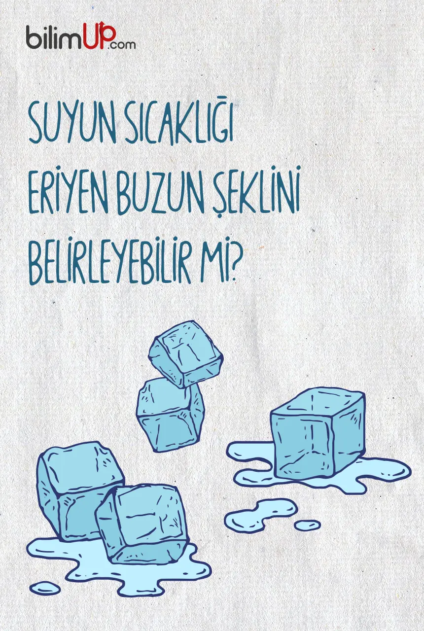 Suyun Sıcaklığı Eriyen Buzun Şeklini Belirleyebilir Mi?